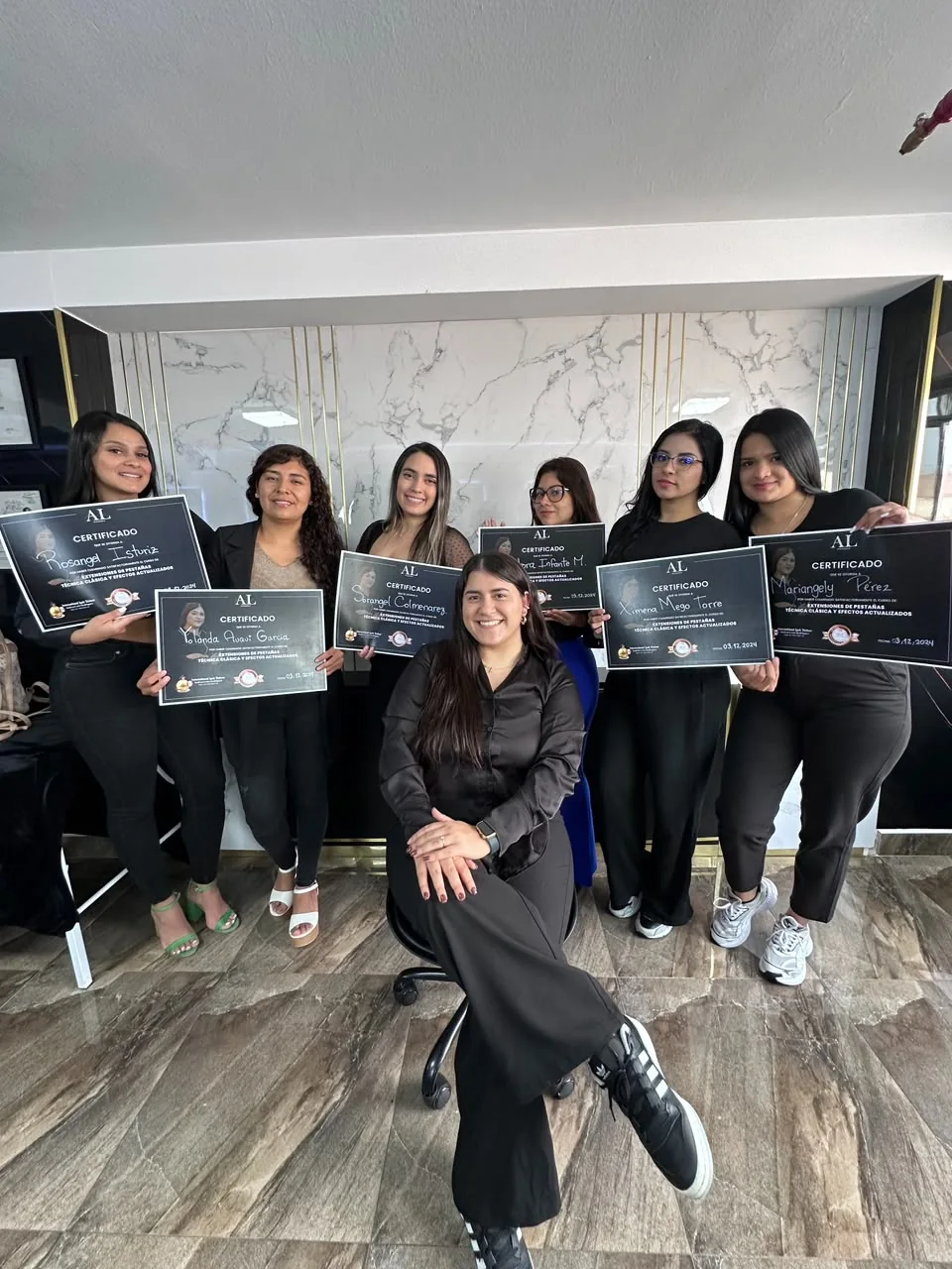 Alumnas certificadas