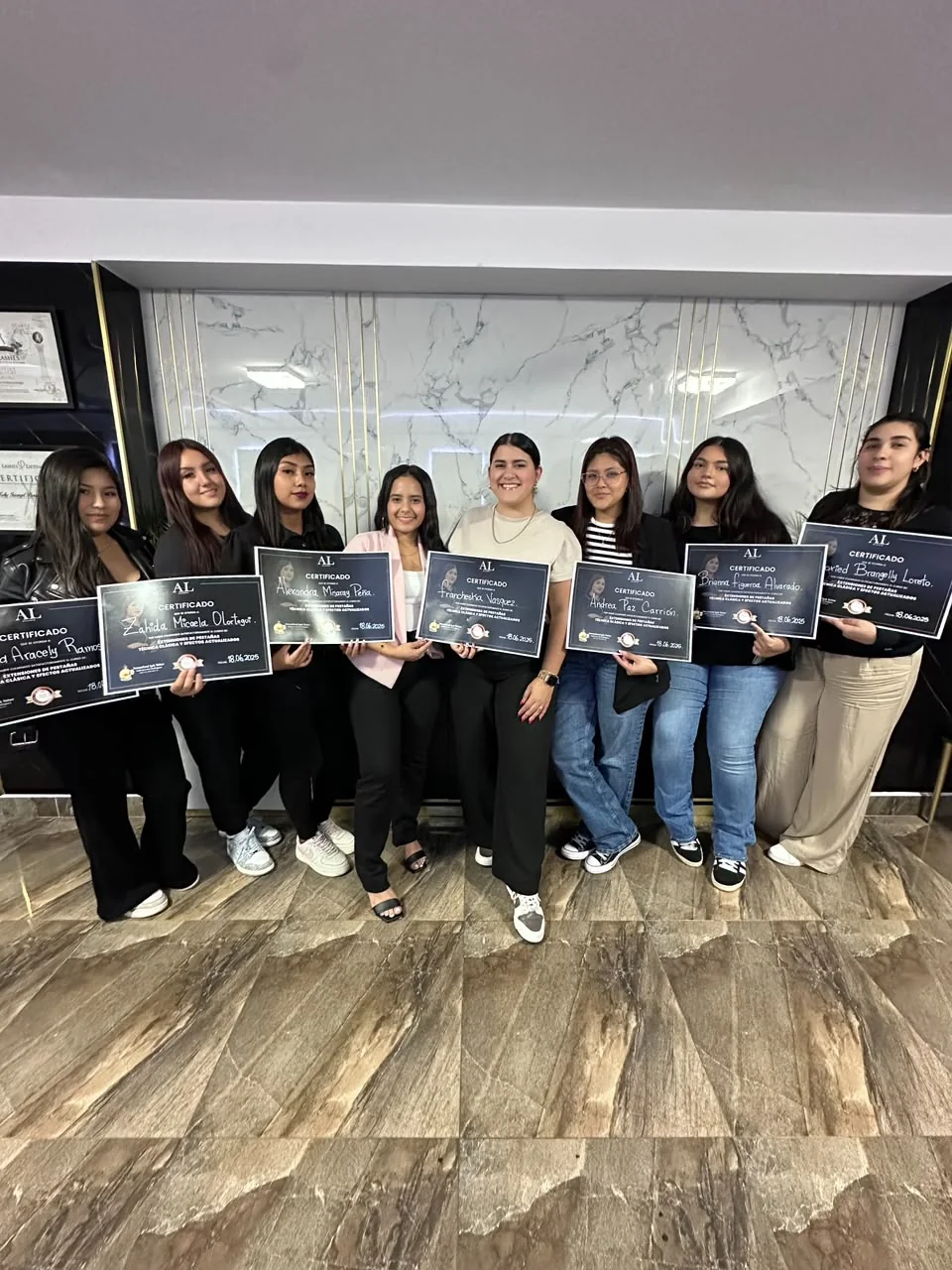 Grupo de alumnas